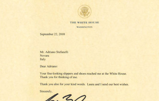 Lettera di George W. Bush